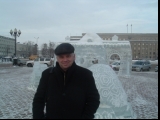 Irkuck (Rosja), lodowe wesołe miasteczko, grudzień 2011